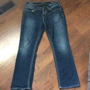 Women’s silver jeans Suki size 14/L31